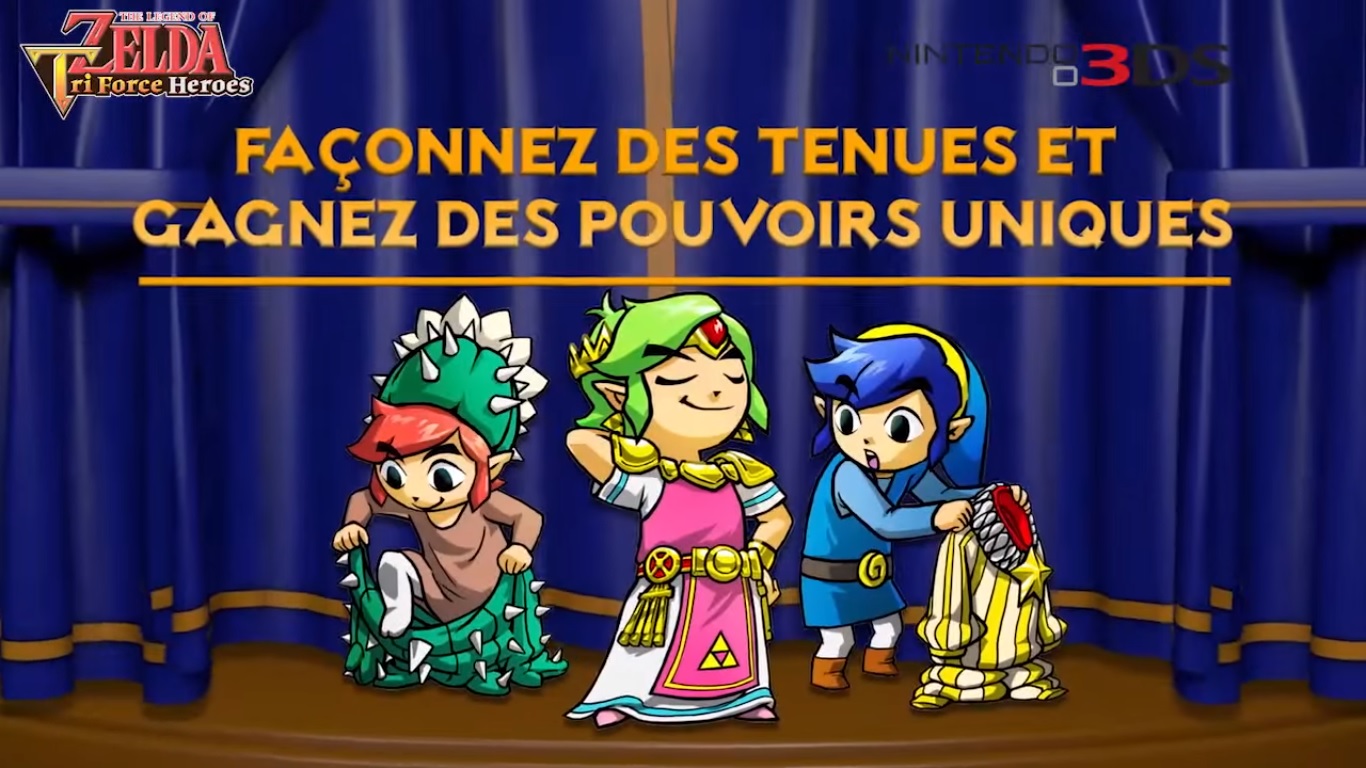 The Legend of Zelda Tri Force Heroes Bande annonce Une quête pleine