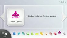 Wii U System Update