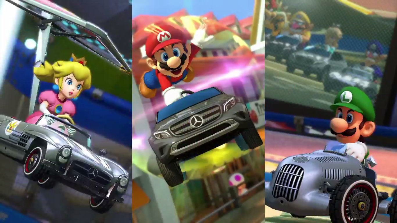 Mario Kart 8 - Mercedes Benz Collaboration Trailer - NintendObserver