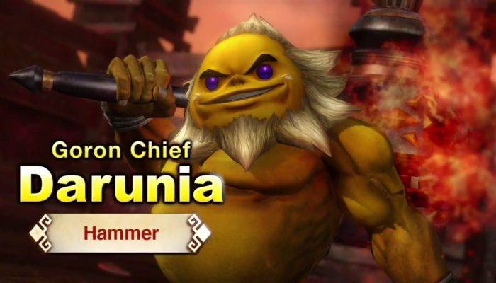 Hyrule Warriors – English Trailer with Darunia and a Hammer
