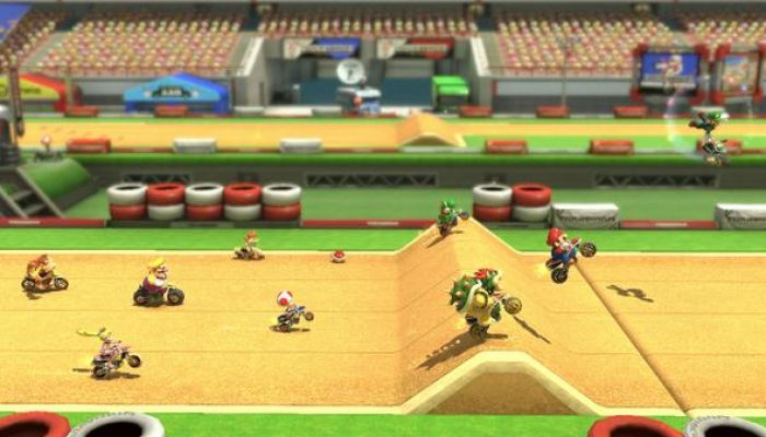 Mario Kart 8 – Excitebike Arena DLC Screenshots from Twitter