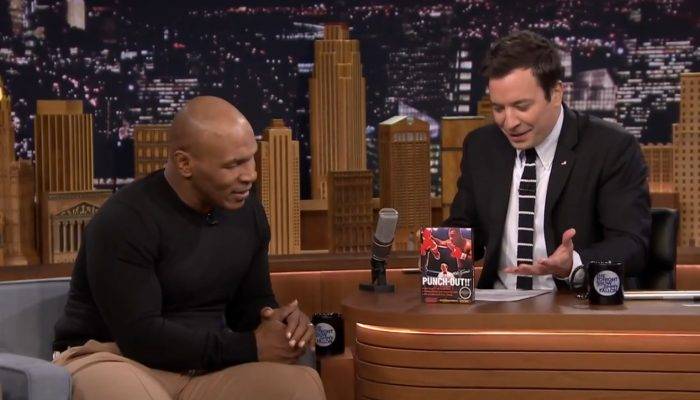 Mike Tyson Tries to Beat Himself in Punch-Out!! with Jimmy Fallon