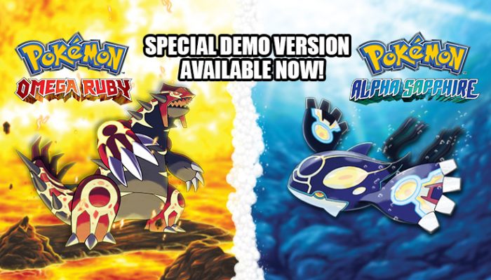 NoA: ‘Pokémon Omega Ruby and Pokémon Alpha Sapphire Special Demo Version [now on the eShop]’
