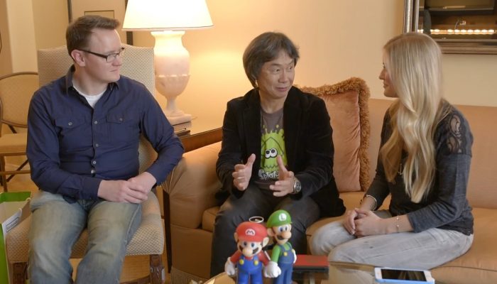 iJustine interviews Shigeru Miyamoto with Bill Trinen