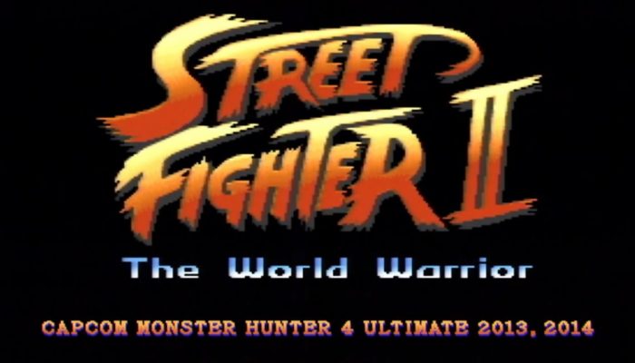 Monster Hunter 4 Ultimate – Street Fighter II Collaboration Trailer