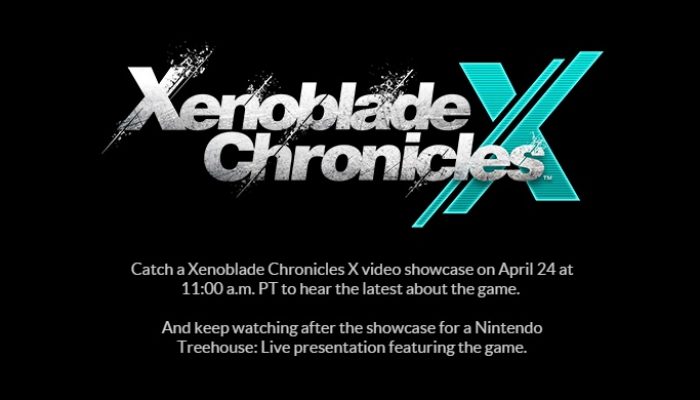 Xenoblade Chronicles X North American video showcase on April 24, 11 AM Pacific