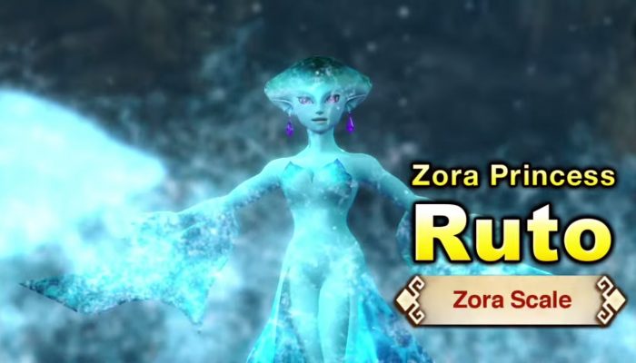 Hyrule Warriors – English Trailer with Ruto and a Zora Scale