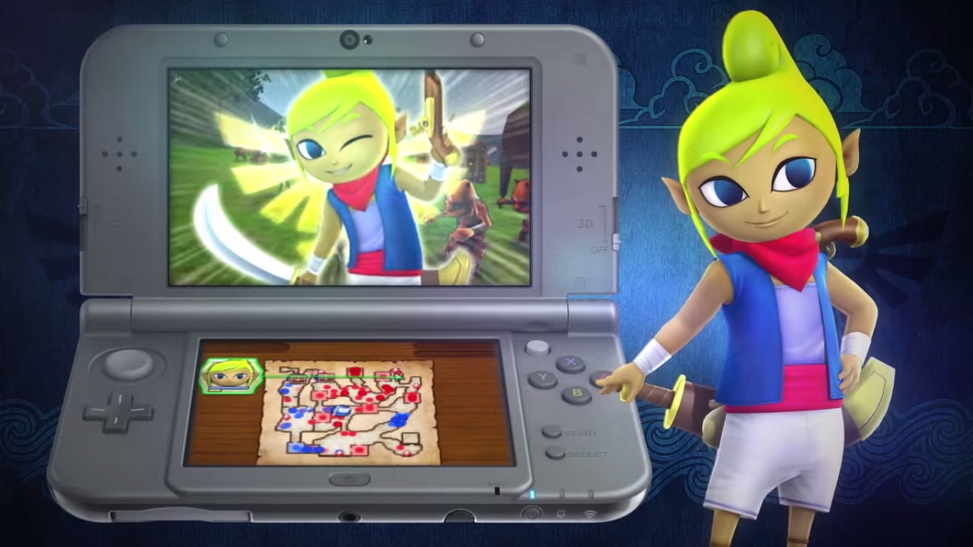 Tetra and the Hyrule Warriors come to the Nintendo 3DS system. 