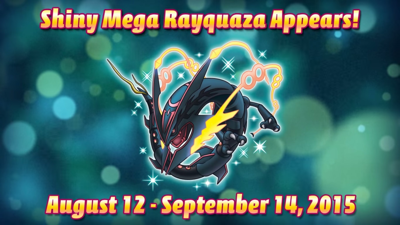 Pokemon Omega Ruby and Alpha Sapphire: Now Download Shiny Rayquaza