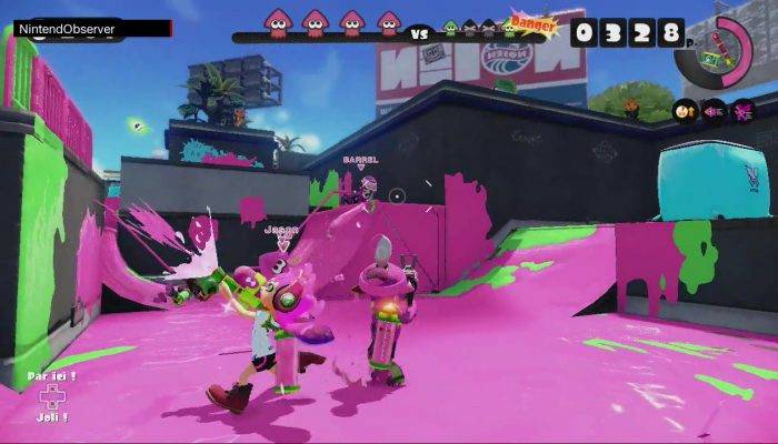 Splatoon, Raving on the new song. (60 FPS)