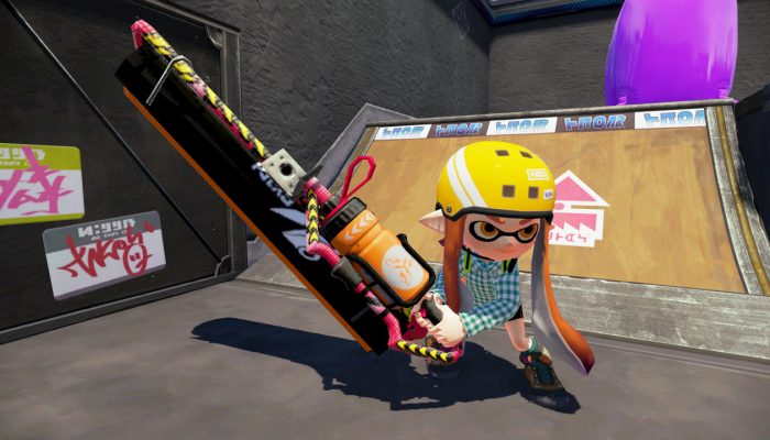 New weapon Carbon Roller Deco now available in Splatoon