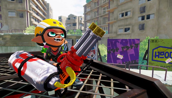 New weapon Hydra Splatling now available in Splatoon