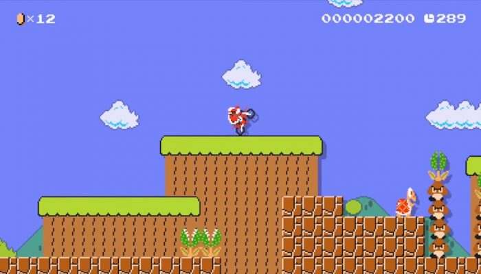 Super Mario Maker – Japanese Excitebike Costume Footage