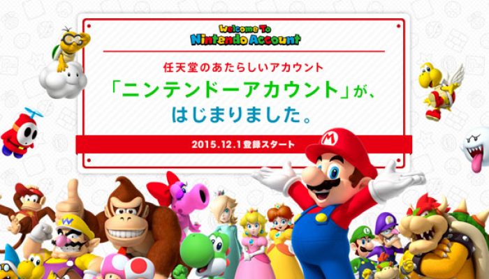 A Nintendo Preview via Gematsu: ‘Nintendo Account service launched in Japan’