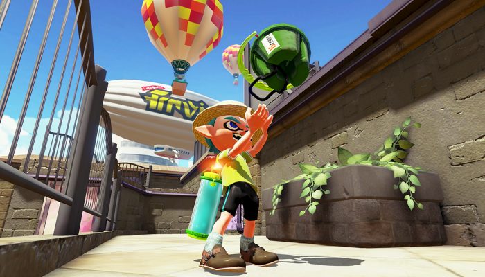 New weapon Tri-Slosher Nouveau available in Splatoon