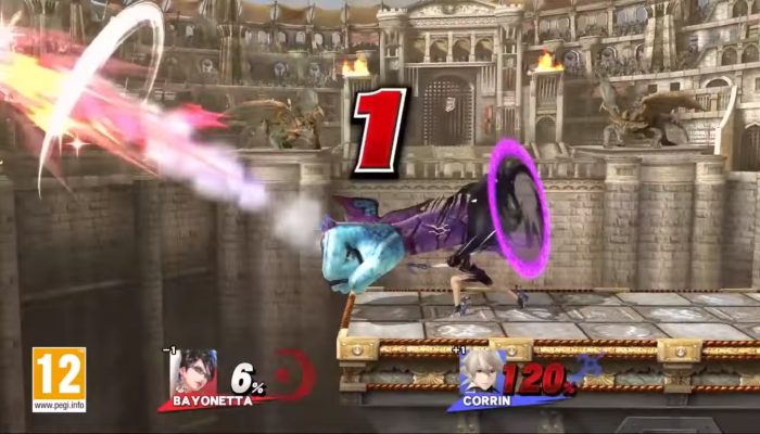 Super Smash Bros. for Wii U – Gameplay Bayonetta VS Corrin