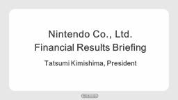 Nintendo FY3/2016