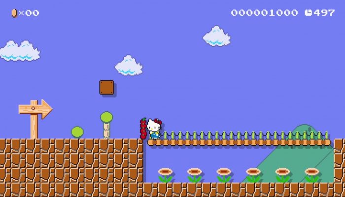 Super Mario Maker – Hello Kitty & My Melody Costumes Footage