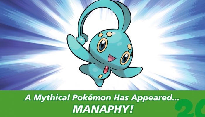 Pokémon XY and ORAS – Celebrate #Pokemon20 with the Mythical Pokémon Manaphy!