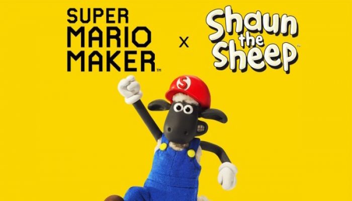 NoE: ‘Nintendo partners with Aardman to introduce a fleecy new Shaun the Sheep costume – available to play in Super Mario Maker from June 3rd’