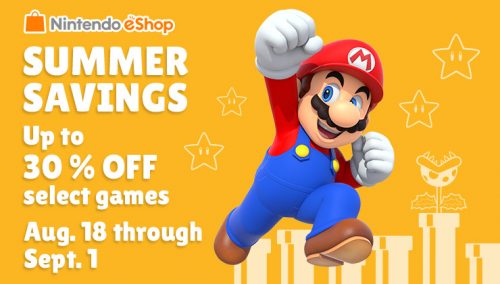Nintendo eShop Summer Savings