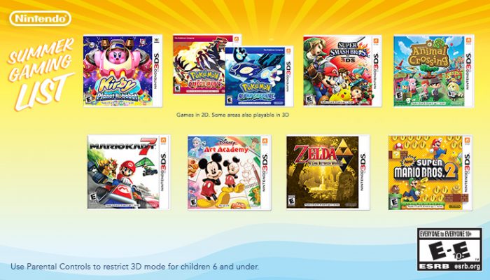 NoA: ‘Have fun in the sun with Nintendo’s Summer Gaming List’