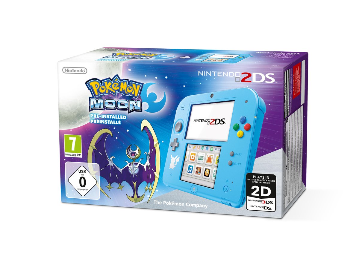 Pokémon Sun Moon Nintendo 2DS