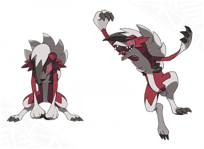 Pokémon Sun And Moon Lycanroc Midnight Form Nintendobserver