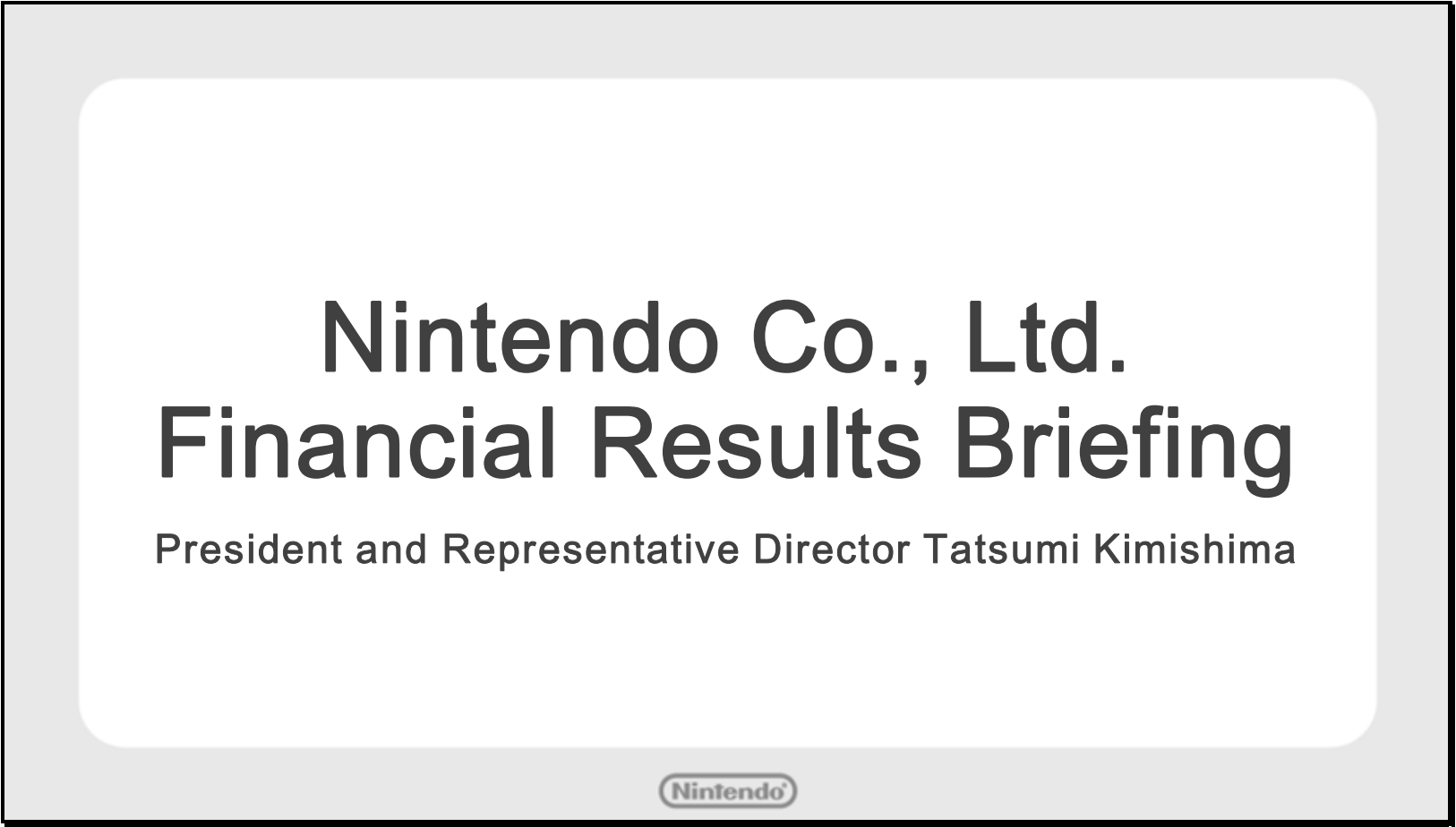 Nintendo Q2 FY2/2017