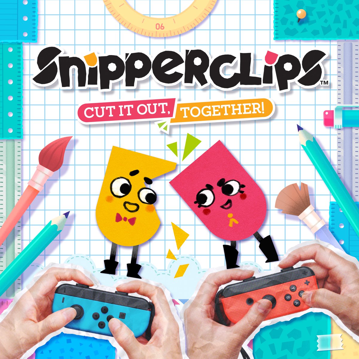 Snipperclips Cut it out together