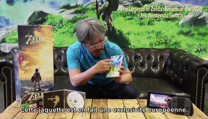 The Legend of Zelda : Breath of the Wild – Déballage de l’édition limitée par Eiji Aonuma