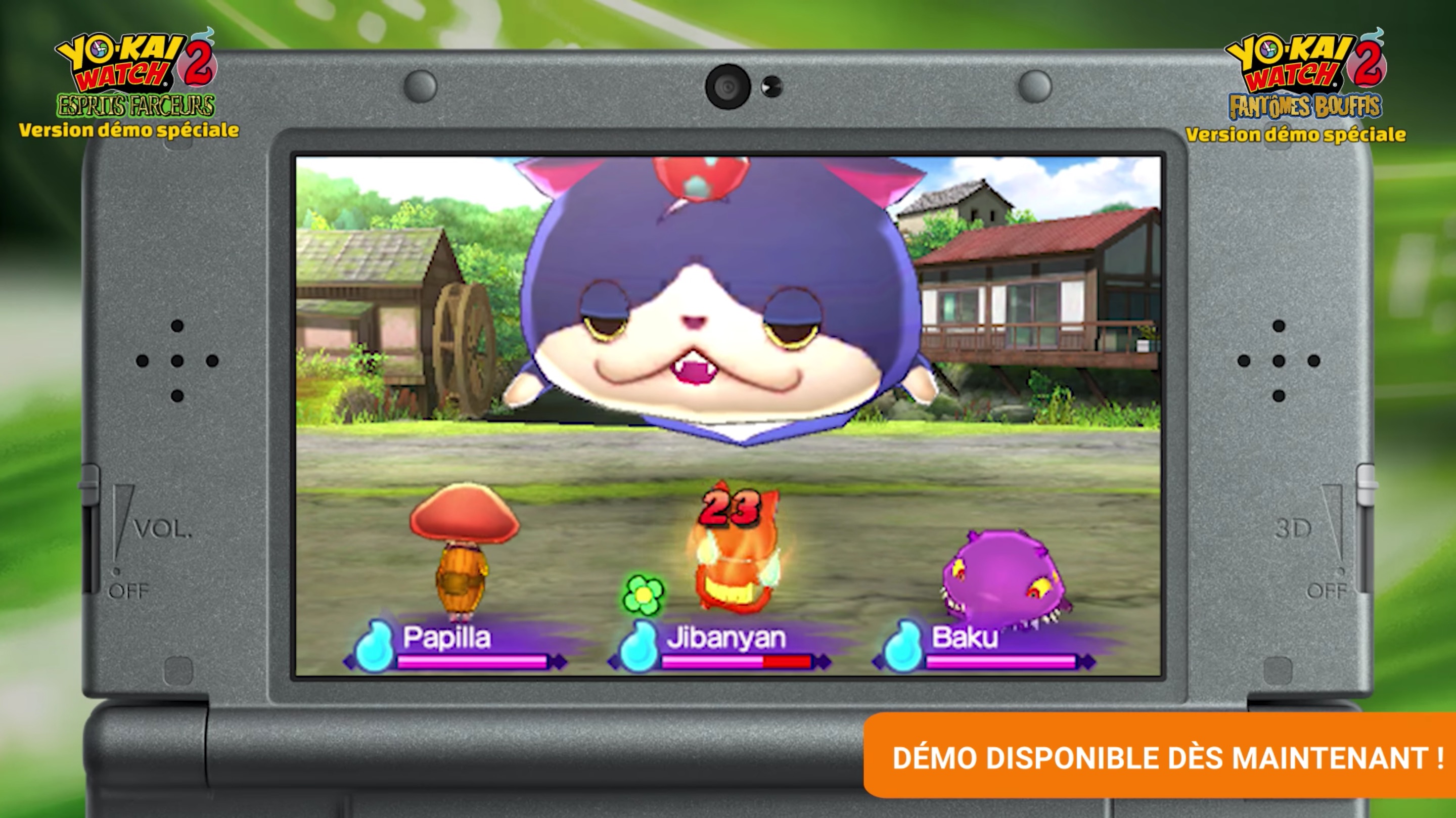 Yo-kai Watch 2 : Esprits farceurs et Fantômes bouffis - Démo disponible