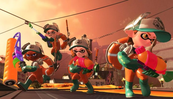 Nintendo France : ‘Nouvelle trouvaille du laboratoire de recherche sur les calamars : découverte de Salmon Run, un mode inédit dans Splatoon 2’