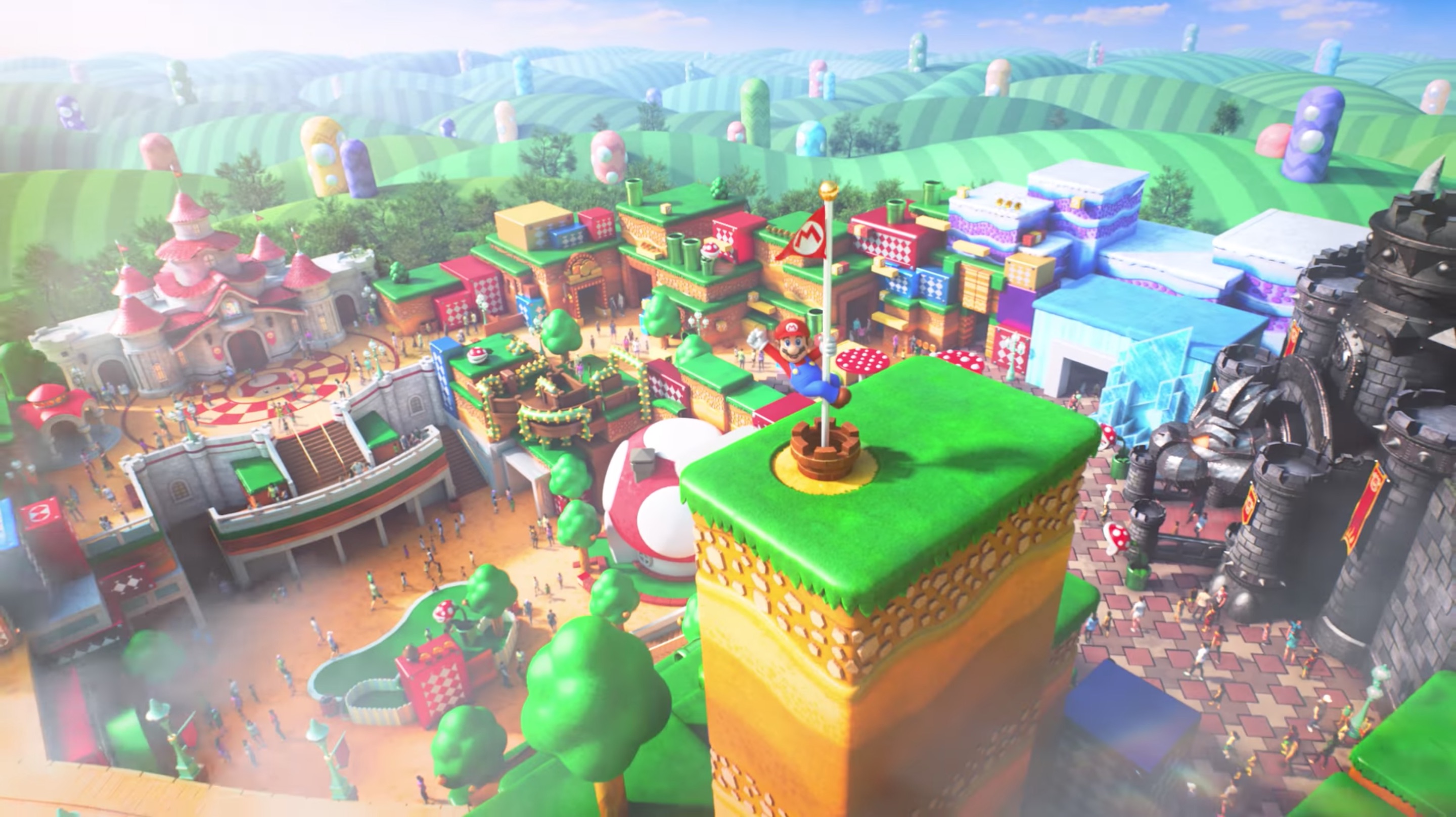 Super Nintendo World - Concept Video & Groundbreaking Ceremony 