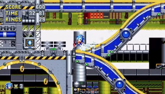 Sonic Mania – Japanese Chemical Plant Zone Acts 1 & 2 Gameplay