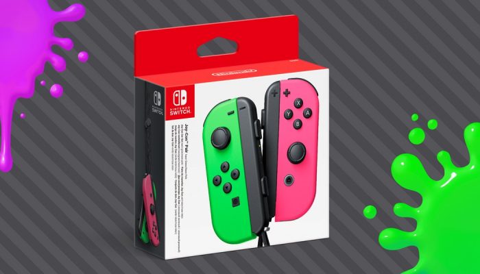 Splatoon 2-themed Joy-Cons hit stores July 28 in Europe