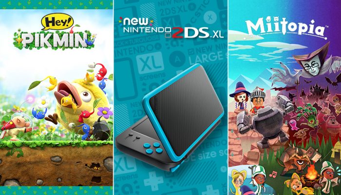 NoA: ‘The New Nintendo 2DS XL system now available; plus, Miitopia and Hey! Pikmin are here’