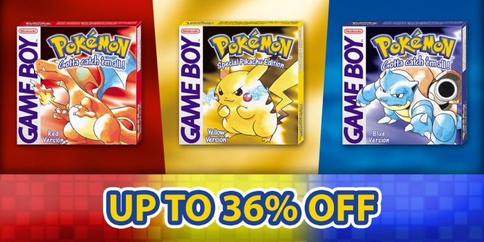 Nintendo eShop Sale Pokémon classics sale