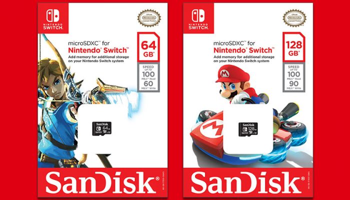 NoA: ‘Nintendo partners with Western Digital to create licensed Nintendo Switch SanDisk Memory Cards’