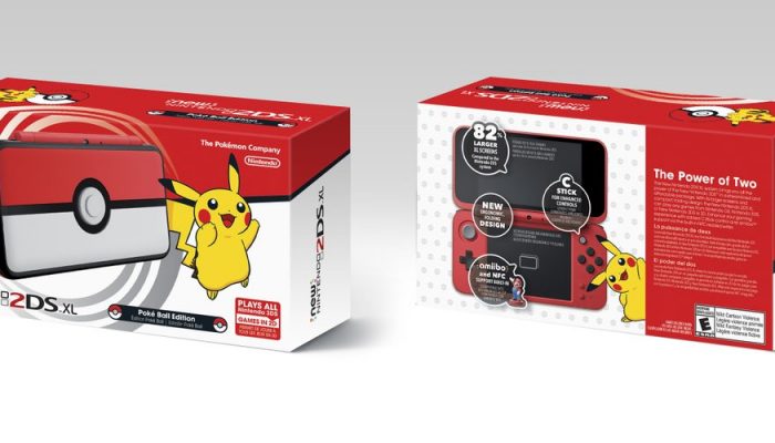 Poké Ball Edition New Nintendo 2DS XL launching November 3 in North America