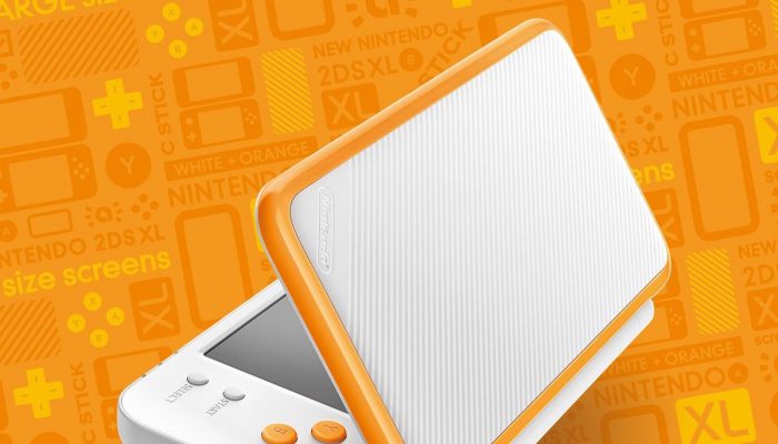 Orange and White New Nintendo 2DS XL launching October 6 in North America