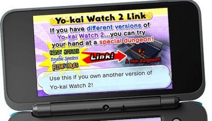 Linking Yo-kai Watch 2 games to Yo-kai Watch Psychic Specters unlocks additional content