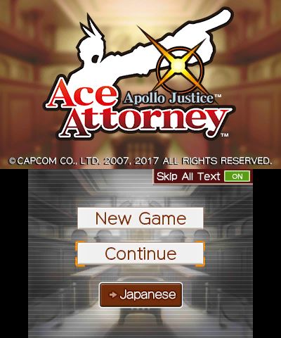 Apollo Justice Ace Attorney