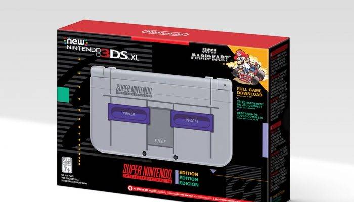 New Nintendo 3DS XL Super NES Edition is Amazon-exclusive in North America