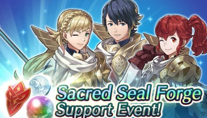 Sacred Seal Forge Support Event in Fire Emblem Heroes