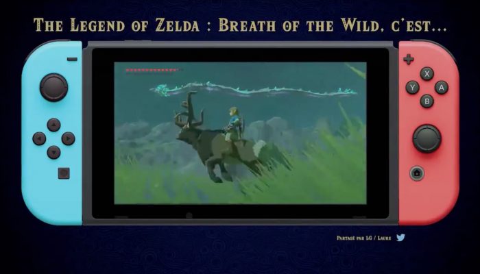 Une bande-annonce officielle de Breath of the Wild conçue à partir de vidéos de joueurs