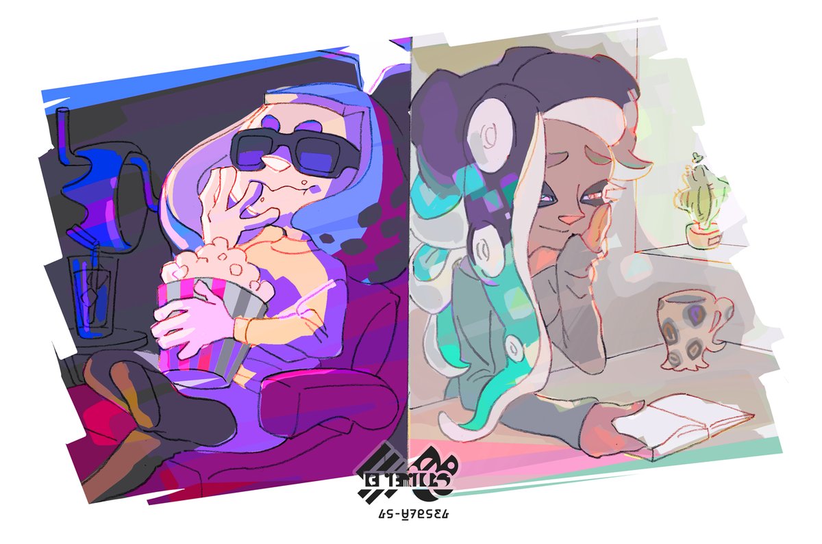 Here S The Artwork For The Book Vs Film European Splatfest Nintendobserver