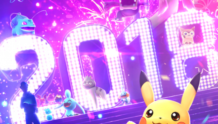 A new-year loading screen for Pokémon Go