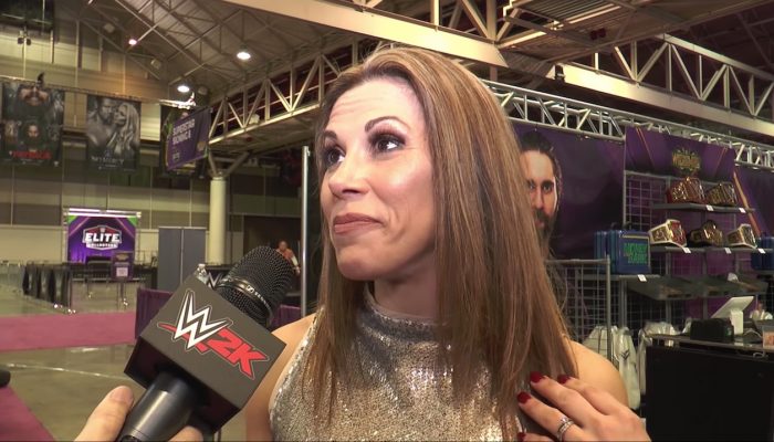 WWE 2K18 – Interview with Mickie James