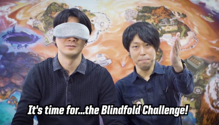 Pokémon Challenge: Game Freak takes on the Blindfold Challenge!
